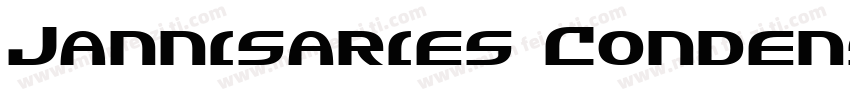 Jannisaries Condensed字体转换